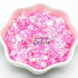 Fulgi de gheata, paiete pentru unghii Cod PFG002 Pink Mermaid Effect